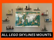WALL MOUNTS for Lego ARCHITECTURE SKYLINE SETS - hangers✅ FREE SHIPPING ✅