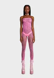 Free Pass Sheer Bodystocking