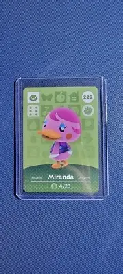 Miranda #222 Animal Crossing Amiibo Card Series 3 NEVER SCANNED