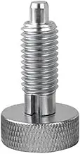 2Pcs Stainless Steel Retractable Spring Plunger, Lock Out Handle Quick Release Pin Spring Plunger with Knurled Handle M10