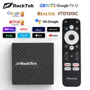RockTek GB1 TV Netflix 2GB DDR4 16GB eMMC Realtek1315C A55 Dolby Wifi BT