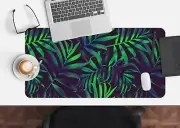 3D Green Leaves 8 Non-slip Office Desk Mouse Mat Keyboard Game