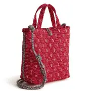 Vera Bradley Premium Cotton Mini Original Tote, Dotty Floral