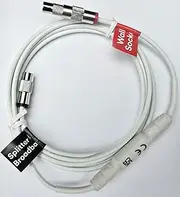 3m White Genuine Virgin Media IEC Moulded Quick Fit Male Push On or Over Female Isolator Extension Cable for V6 TIVO Set Top Box VIVID Fibre Super Hub Broadband Modems to 3 Metre