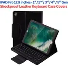 Smart Bluetooth Leather Keyboard Folio Case Cover for iPad Pro 12.9 2 3 4 5 Gen