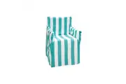 Rans Alfresco 100% Cotton Director Chair Cover - Striped Ocean Blue