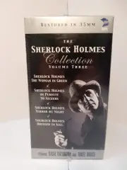 Classic Sherlock Holmes Collection Vol 3 -- 4 VHS movies, Basil Rathbone