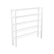 Flexi Storage Home Solutions White 5 Runner Basket Frame