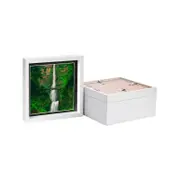 Nicola Spring 10" x 10" White 3D Box Photo Frames - 8" x 8" Mount - Pack of 5
