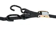 Oneal Heavy Duty Motorcycle Tie Downs Handlebar Loop Strap & Hook Black 1"