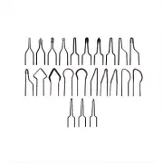 23pcs Pyrography Wire Tips Nibs for 30-50W Adjustable Wood Burning Machine