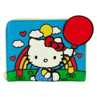 在飛比找momo購物網優惠-【Loungefly】Hello Kitty50周年環形皮夾