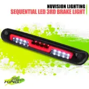 Nuvision Smoked {LED Sequential} 3rd Tail Break Light for Silverado Sierra 07-14