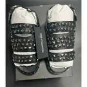 OneTeaspoon NIB The Gunmetal Studded Vivienne Sandals in Black Size 35 MSRP $199