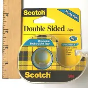 3M Scotch Removable Double Sided Tape With Dispenser 3/4”x 200” 238