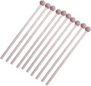 Abaodam 10Pcs Wood Drumsticks Percussion Mallet Sticks Lightweight Instrument Accessories for Music Education and Various Percussion Instruments