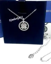 Swarovski Crocus 4 Leaf Clover Pendant Swing RHS Crystals Authentic NEW 5112176