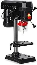 Mini Drill Press, Electric Bench Drill Press with 9-Speed Control, DIY Wood Drilling Machine with Flat Pliers, Mini Bench Drills for Metal Wooden Jewelry DIY Home and Garden