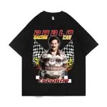 HITAM T 恤 PABLO ESCOBAR RACING CAR NASCAR T 恤超大號黑色復古盜版中世紀男士女