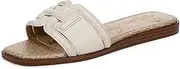 [Sam Edelman] Womens Irina Slide Sandal, Modern Ivory/Banana, 6