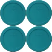 Pyrex 7201-PC 4-Cup Turquoise Plastic Replacement Food Storage Lid, Made in USA