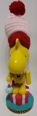 Peanuts 10" Woodstock Nutcracker w/ Christmas Ornament Holiday Decor