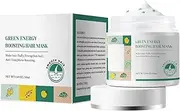 Green Energy Boosting Hair Mask, Repair Dry Damaged Hair Mask Scalp Treatments Hair Care, Non-greasy Make Hair Fluffy, Strengthen Anti-Frizz Shine