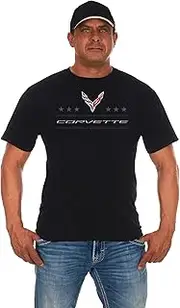 JH DESIGN GROUP Men's Chevy Corvette C8 T Shirt a Crew Neck T-Shirt