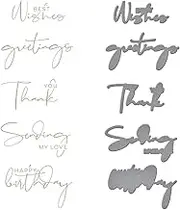 SPELLBINDERS PAPERCRAFTS, INC HOT FOIL Plate YANA SENTM, Metal