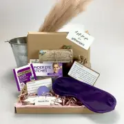 Wellness HAMPER Gift Box Pamper Sleep Spa Kit Get Well Unwind Easter Fathers day