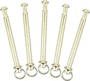 PRETYZOOM Set of 5 Solid Metal Rivets Nuts for DIY Hand Fan Repair Folding Fan Repair Kit for Handheld