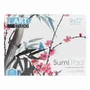 The Art Studio Sumi Pad Chinese Rice Paper Pad 22 x 30cm 48 Sheets