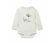 Aster and Oak Dinosaur Print Onesie