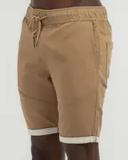 [Lucid] Lucid Men's Express Walk Shorts in Sand Natural Size 34 34 Sand Natural