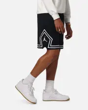 [JORDAN] Jordan Dri-fit Sport Diamond Shorts Black/white/white - Size 2XL 2XL Black/White/Whi