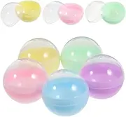 ABOOFAN 50pcs Fillable Capsules Ball Bauble Sphere 50mm Round Capsules Balls Twisted Balls Sphere Grab Balls Gumball Claw Machines Prizes Plastic Containers