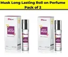 Meena Original Musk Long Lasting Roll On Perfume Pack Of 2 8ml Each