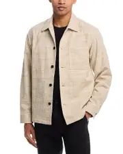 Theory Overshirt in Tweed Canvas