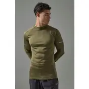 Mens Khaki Man Active Compression Training Top