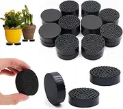 [Xinghonyac] 24 Pcs Invisible Pot Feet with Enhanced Non-Slip Surface Grip Plant Pots and Flowers, Solid Rubber Flower Pot Riser for Indoor Outdoor, Patios, Decks, Gardens and Floor