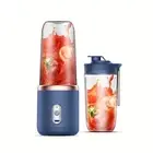 Portable Blender for Smoothies & Juices – USB Rechargeable, 6 Blades, Travel Bot