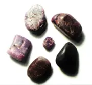100cts river worn Ruby Sapphire specimen rough India # 22