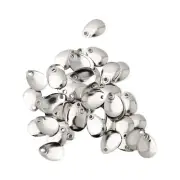 Spinner Rings Blades Attractor 50pcs/Pack Accessories Lure Spoon Nickel