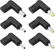 SING F LTD 1 Set Black USB 3.1 Type C Female to DC Male Adapter Kit 90 Degree Angled for Laptop Router Mobile Power Supply Charger Connector (12V)