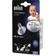 NEW Braun Pack of 40 Covers for Ear ThermoScan Lens Filters Probe