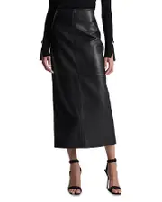 A. l.c. Marta Leather Skirt