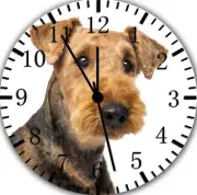 Airedale Terrier Frameless Borderless Wall Clock Nice For Gifts or Decor E289