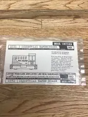 Walthers HO Scale Decal #1331: Industrial Names for Railroads Black