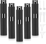 Perfume Atomiser, Pack of 5 Travel Perfume Refillable Bottle, Scent Pump Case 10