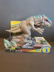 Fisher-Price Jurassic World Thrashing Indominous Rex NOS Imaginatext Mattel READ